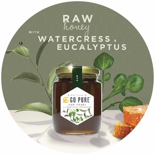 Go Pure™ Raw Honey with Watercress & Eucalyptus 290g