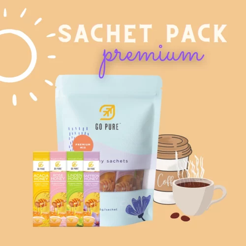 Go Pure™ Honey Sachets Pack | Premium Mix