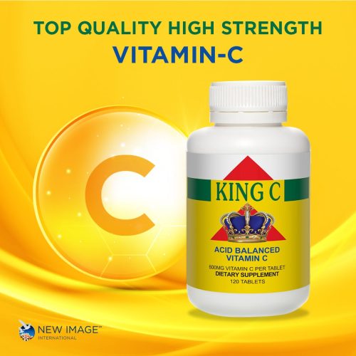 King C (Acid Balanced Vitamin C) – 120 Tablets